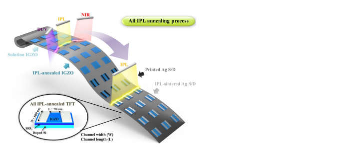 《Scientific Reports》：用於底柵薄膜晶體管的帶有印刷銀源極和漏極電極的溶液基銦镓鋅氧化物半導體的光子燒結（IF=4.652）